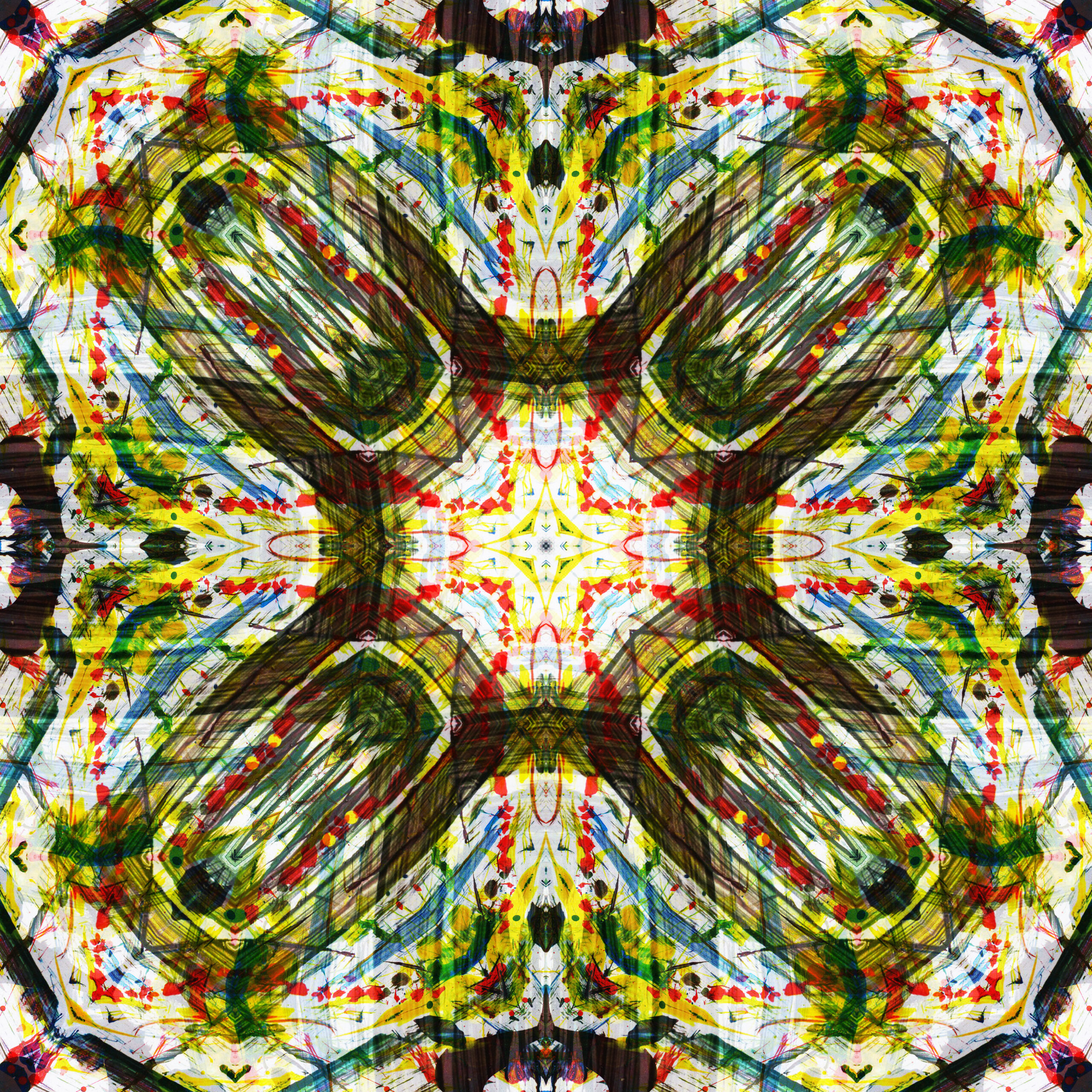 Colorful glass mosaic art enhancing a stylish Bangalore home