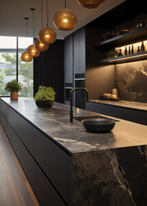 Kitchen Interiorwith marblecountertop