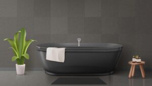 Dark luxury bathroom designs