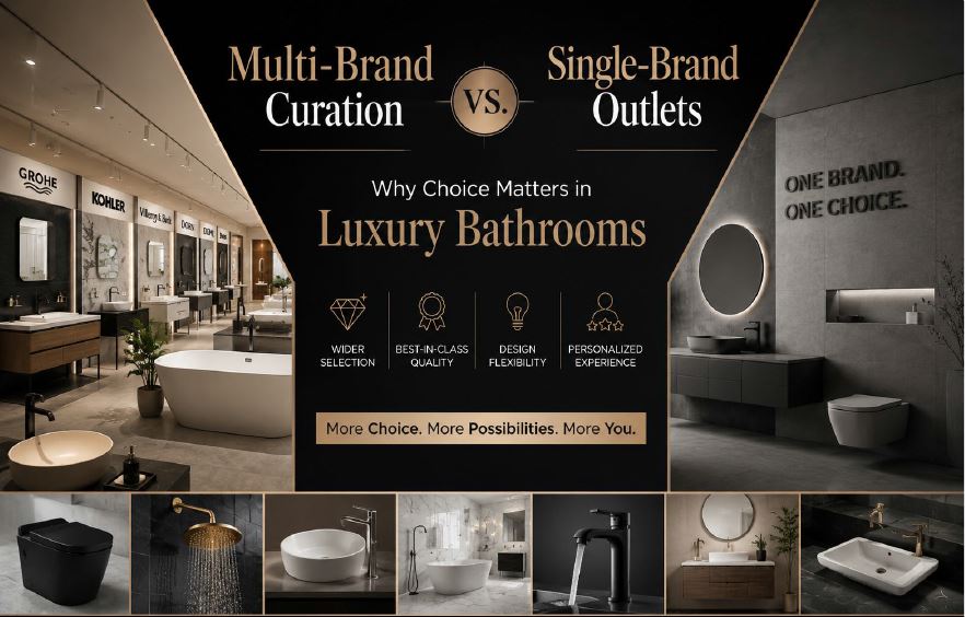 multi brand luxury bathroom showroom in bangalore
